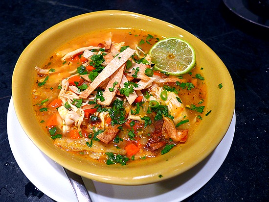 tortilla soup with lime