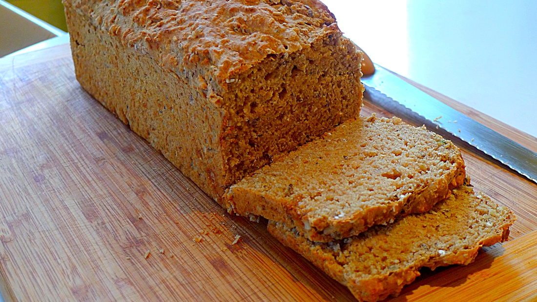 Irish brown soda bread loaf