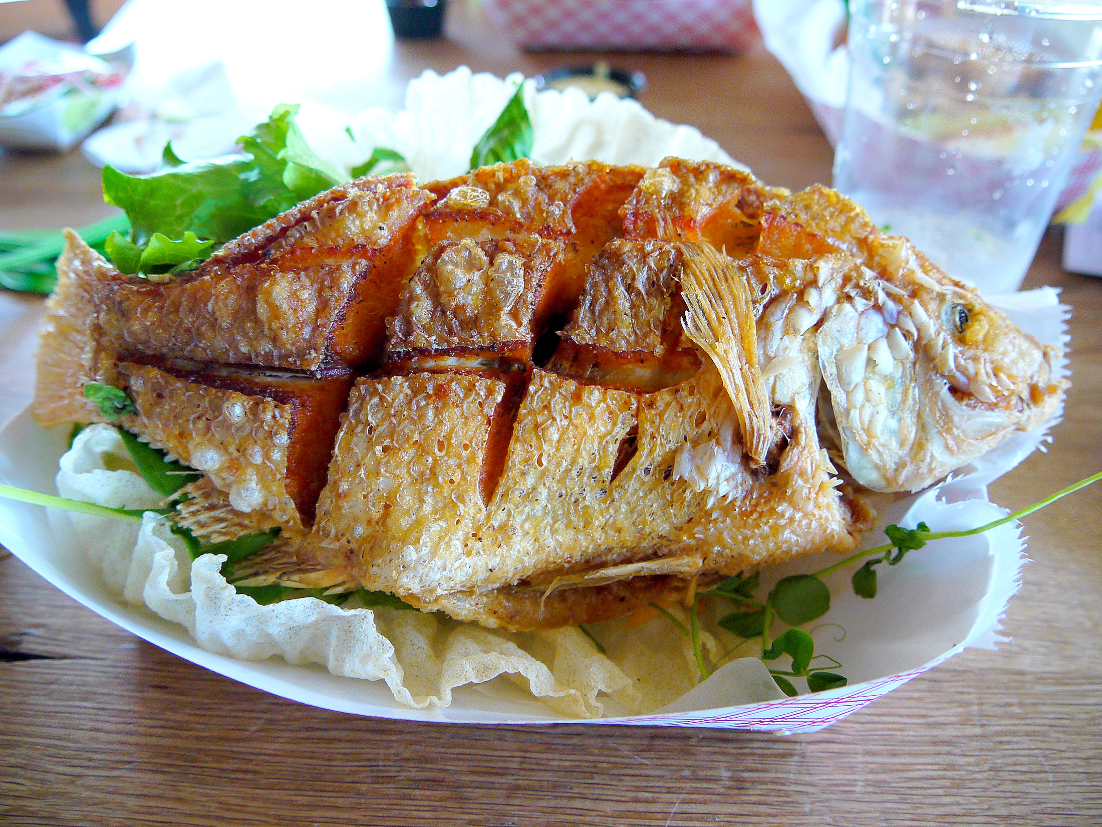 Dried whole tilapia at Smithtown Seafood in Lexington, KY