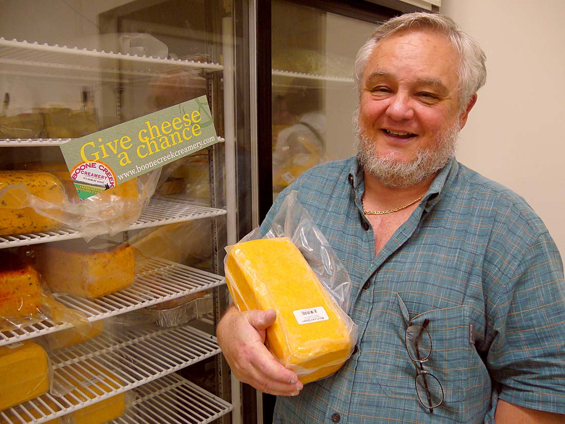 Ed Puterbaugh of Boone Creek Creamery in Lexington KY