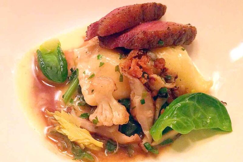 Richmond Station in Toronto - cauliflower agnolotti