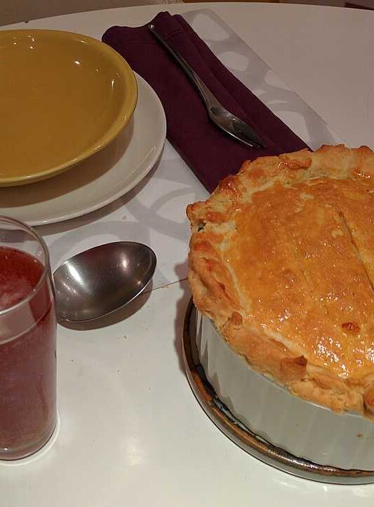 Steak and Guinness Pie a pub standard