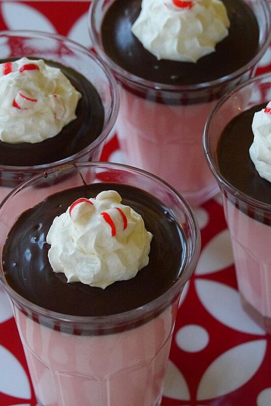 Panna cotta Christmas style