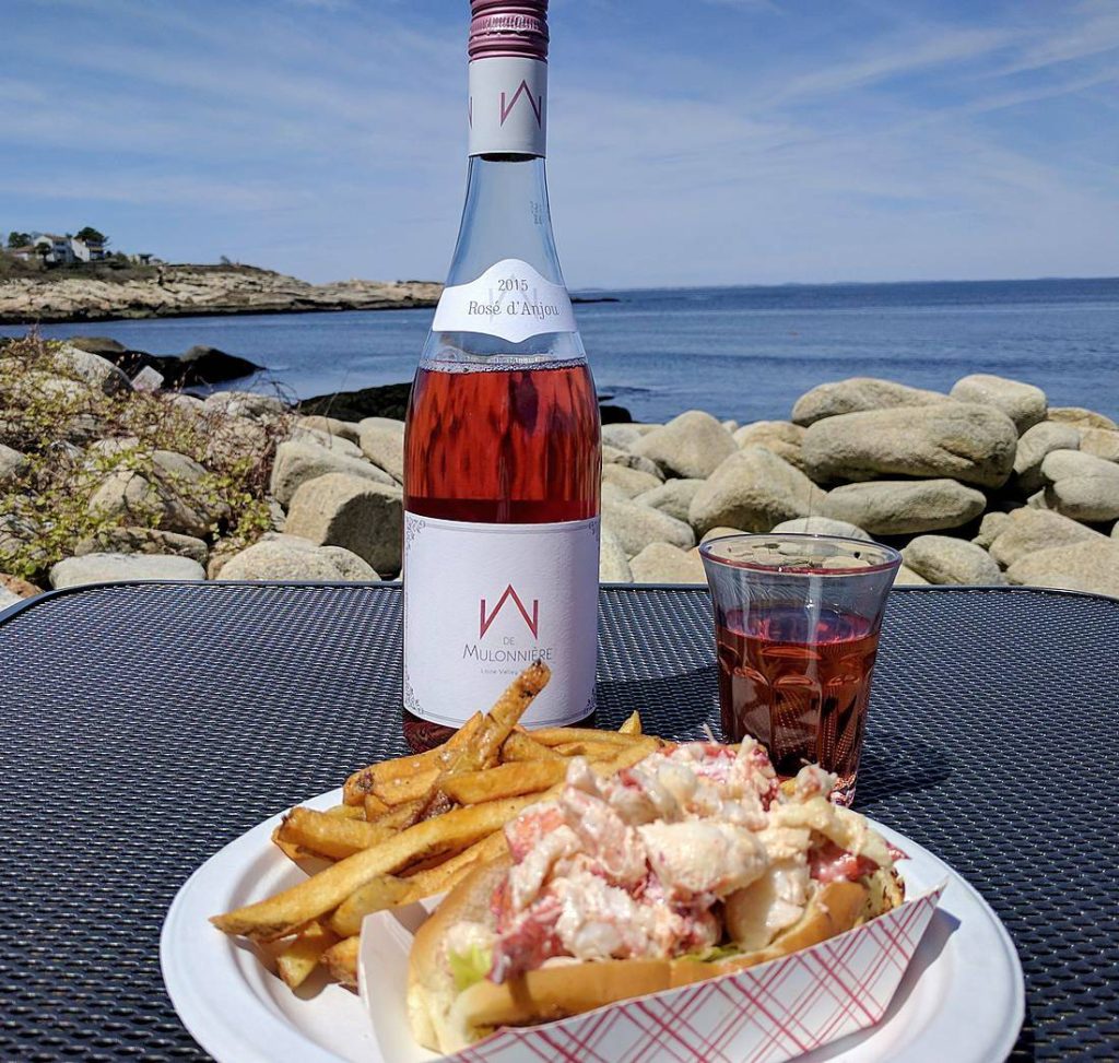 M Rosé d’Anjou is perfect with seaside lobster roll