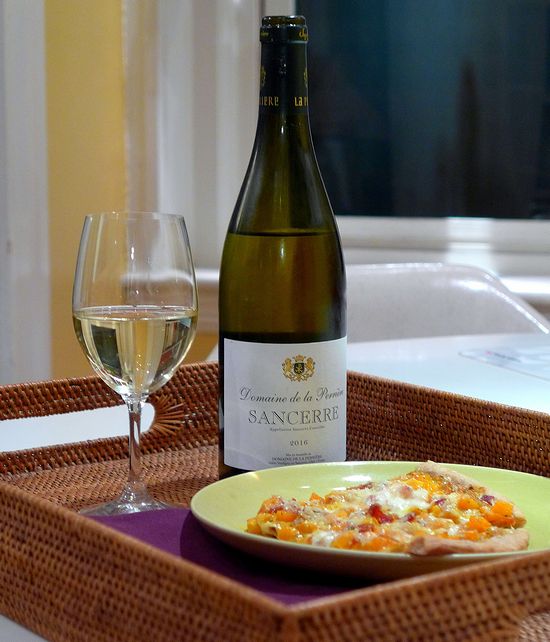 Brilliant Sancerre boosts saffron & roasted-squash pizza