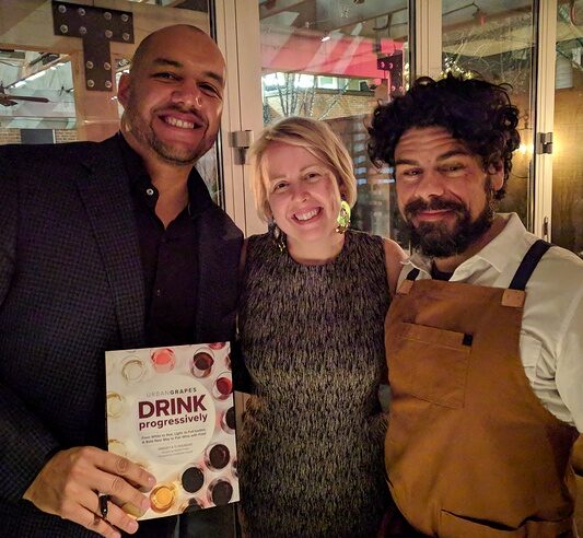TJ and Hadley Douglas with Gabriel Frasca at Harvest