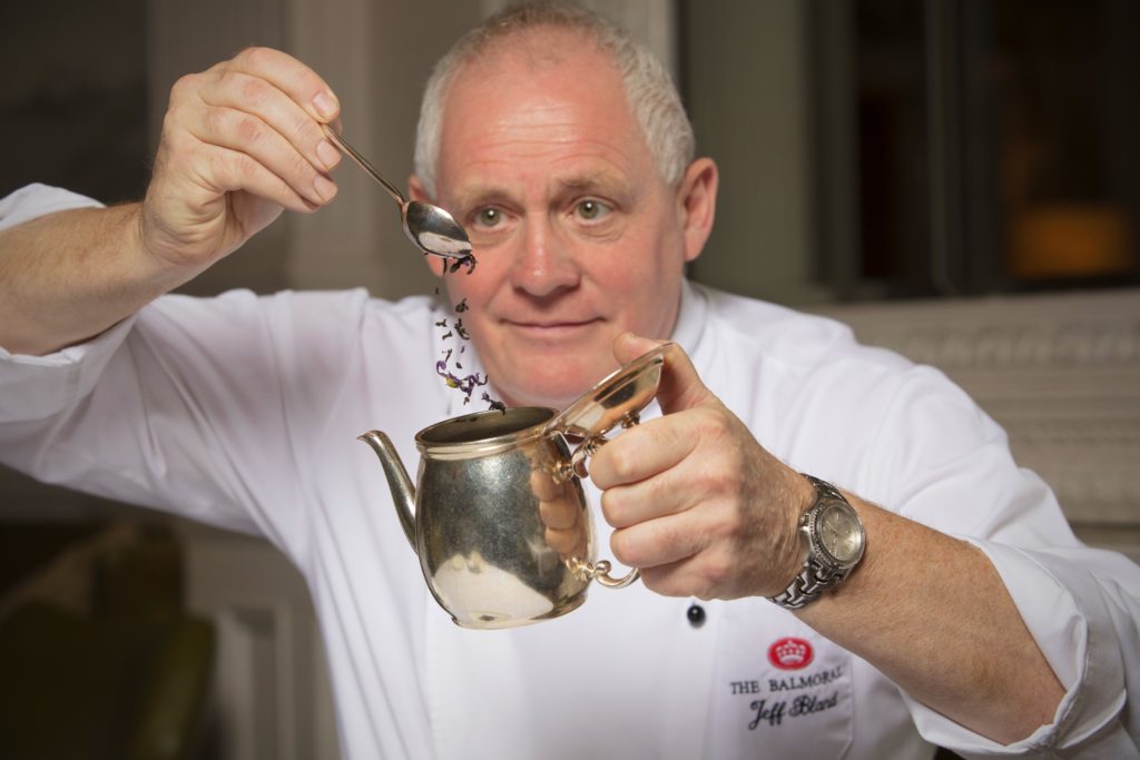 Executive chef Jeff Bland at The Balmoral Hotel in Edinburgh