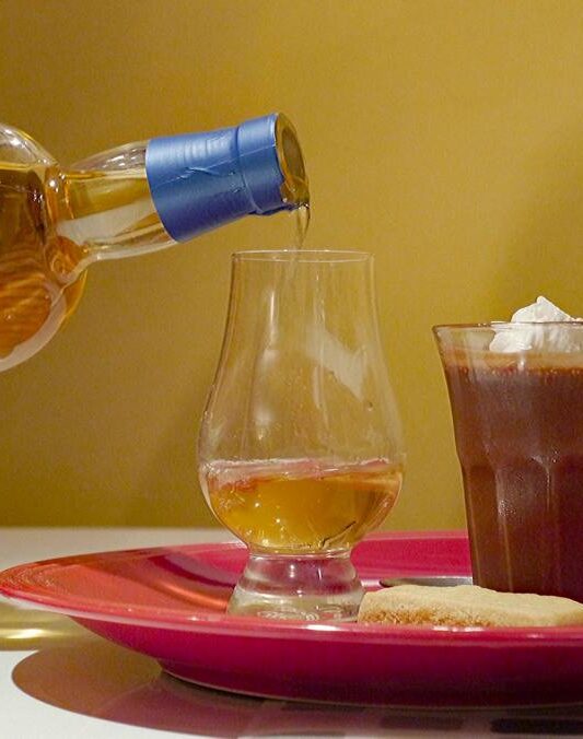Tipperary Watershed with chocolate mousse and buttery shortbread