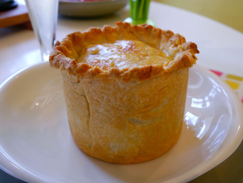 Cock-a-leekie soup inspires a Scottish pie