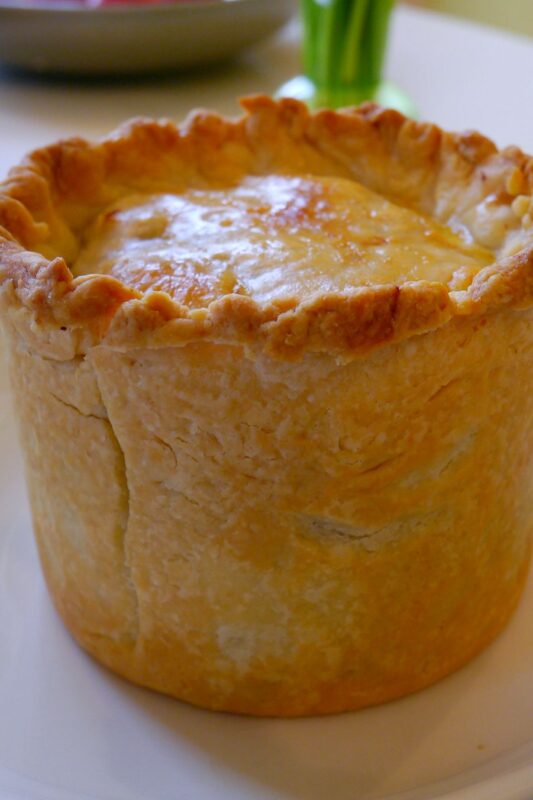 Cock-a-leekie soup inspires a Scottish pie