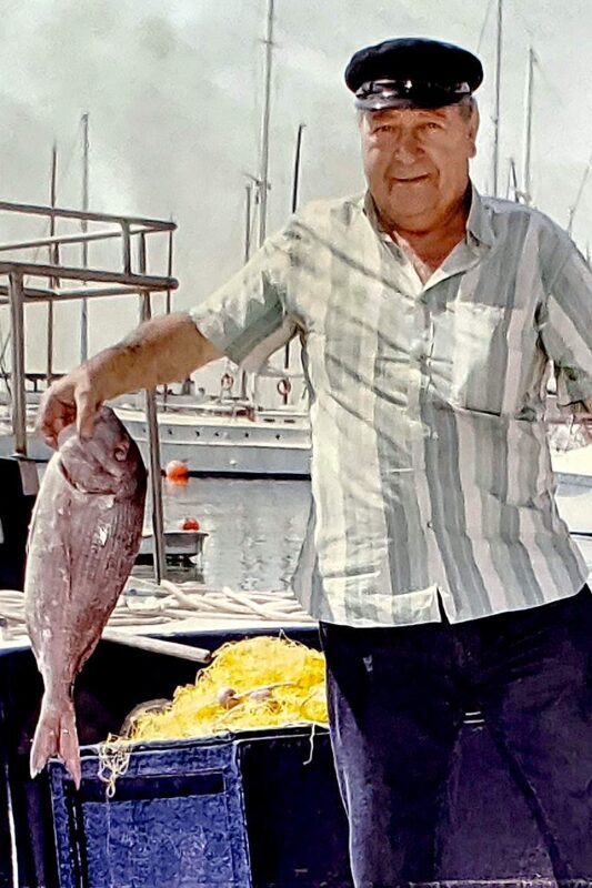 Branzino on the Weber—that’s Greek for fish