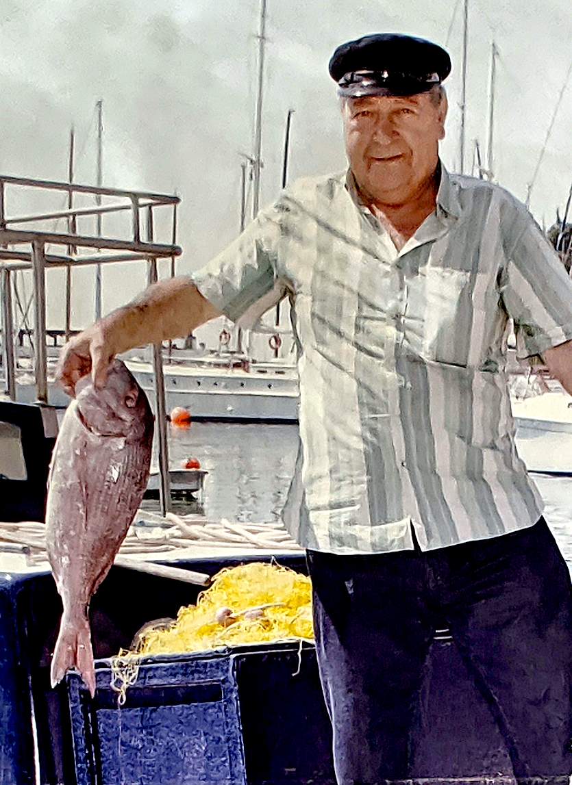 Branzino on the Weber—that’s Greek for fish