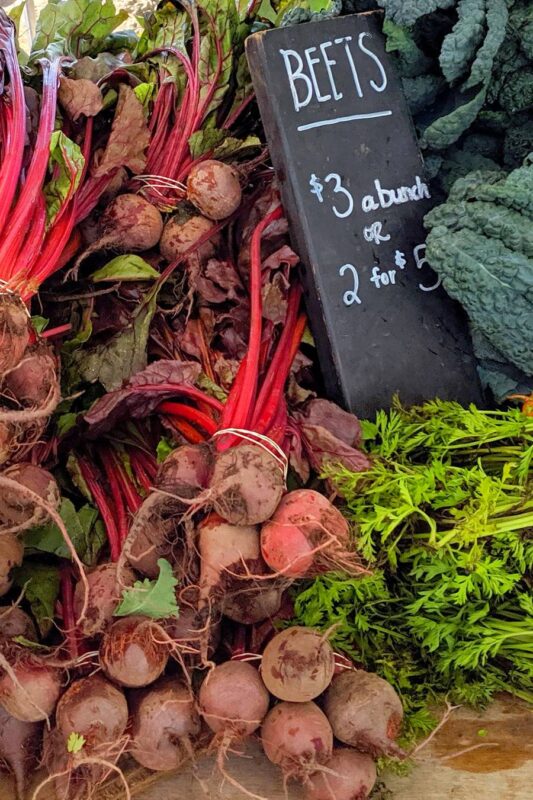 World on a Plate: beet salad in Jordan, Ontario