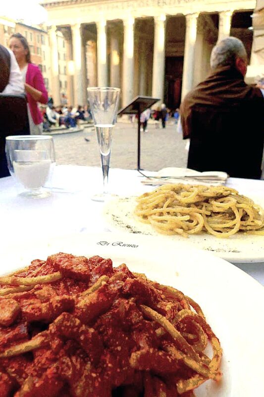Tucci’s Roman pasta experience was a déjà vu