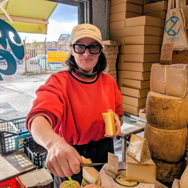 Mike's Fancy Cheese is a fantastic #Belfast cheesemonger that specializes in Irish cheeses. The shop is a don't-miss for any cheese lover. We picked up some Leinster cheddar from Co. Wicklow and a lovely blue that the shop makes nearby in Ards, called Young Buck. @wheresthatjoebuck @discoverni
