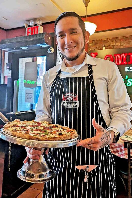 Lombardi’s, where New York pizza got its start