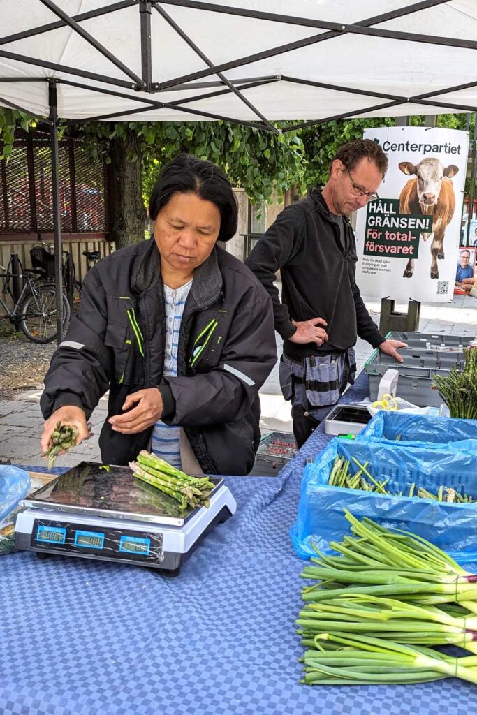 Launching a Stockholm stay at the farmers market