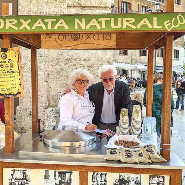 Horchata (or orxata) has been part of Valenican life for centuries. A visit to Espai Món Orxata elucidates that history. @monorxata @spain #VisitValencia @ValenciaCity @visit_valencia @valenciaturisme https://hungrytravelers.com/valencia-cherishes-its-historic-all-organic-tiger-nut-milk/